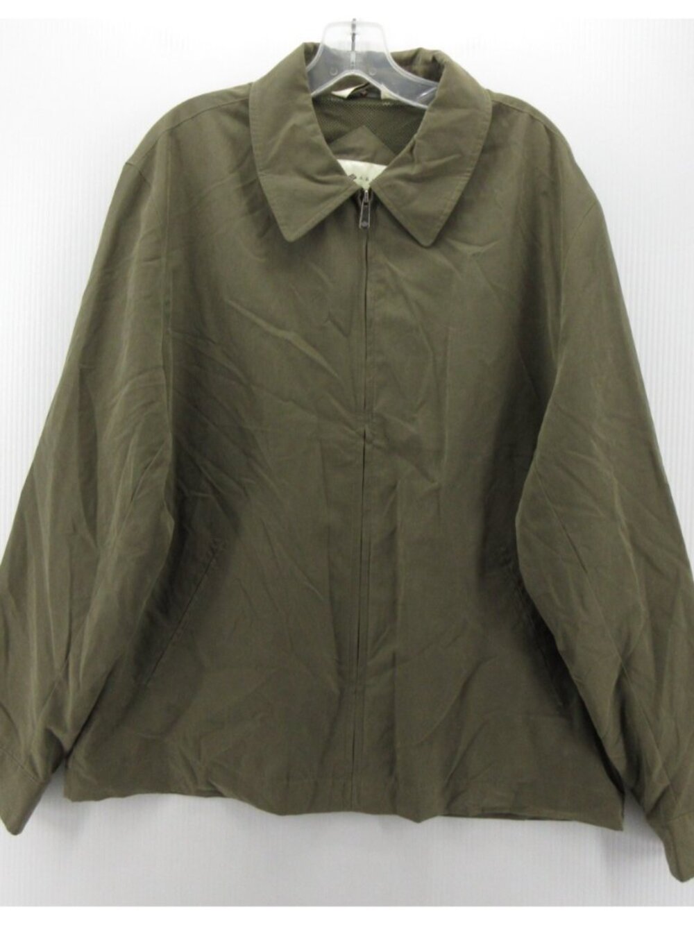 Joseph Abboud Jacket Medium Harrington Coat Minimalist Full Zip NEW